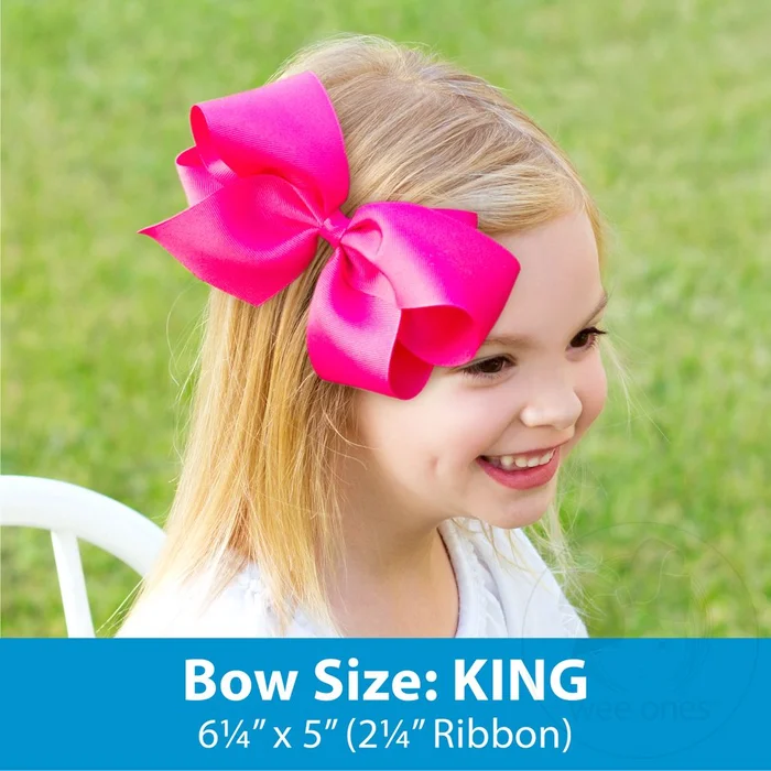 King Classic Grosgrain Hair Bow MANY COLORS