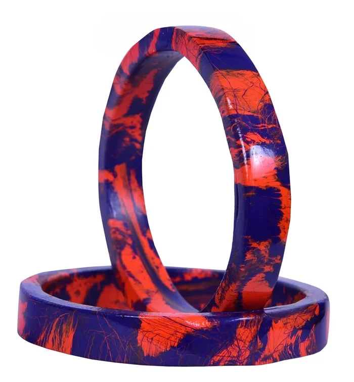 LAC BANGLES Stylish Lac Bangles for Girls Women – Set of 2