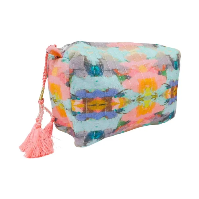 Laura Park Antigua Smile Small Cosmetic Bag: Small (7″x2.5″x4″)