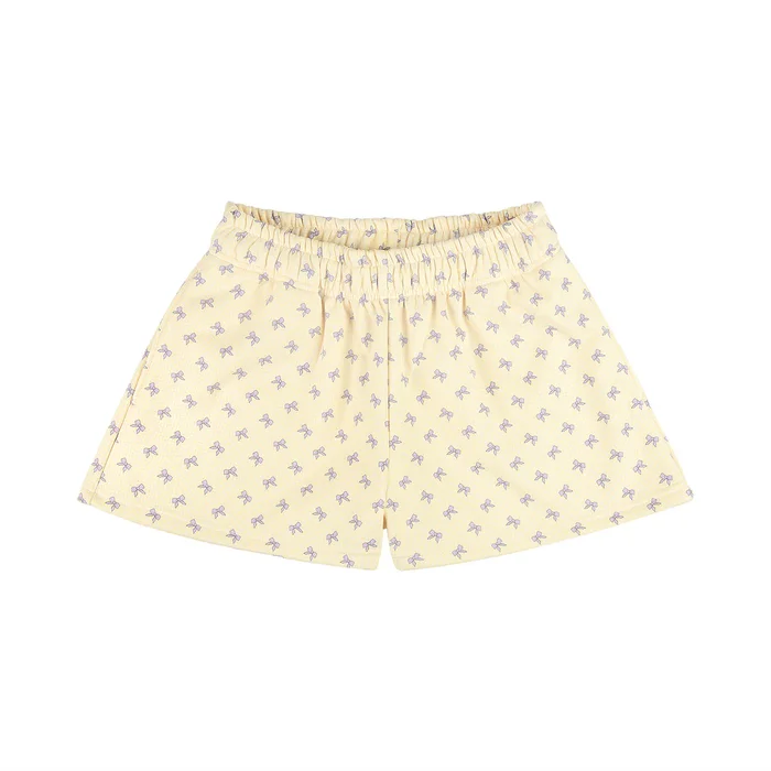 Lavender Bow Shorts