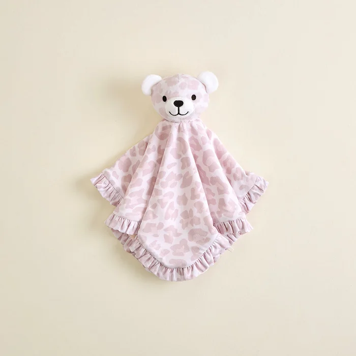 Leopard Pink Reversible Baby Lovey | Amaya