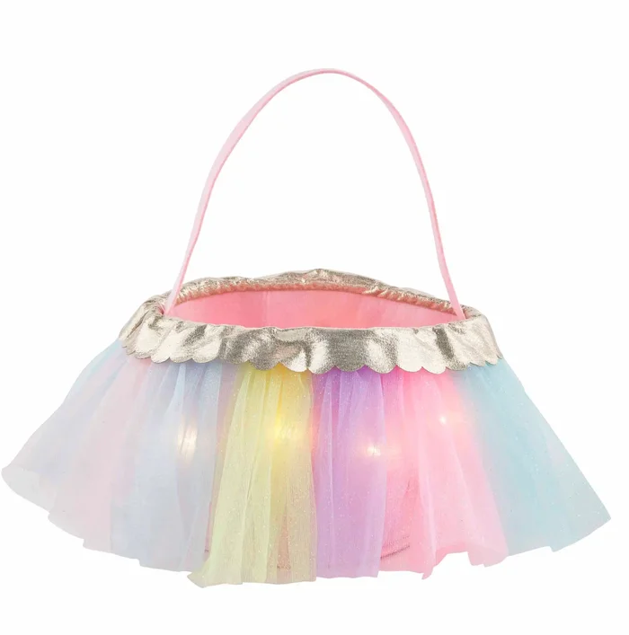 Light-Up Rainbow Tutu Halloween Bag