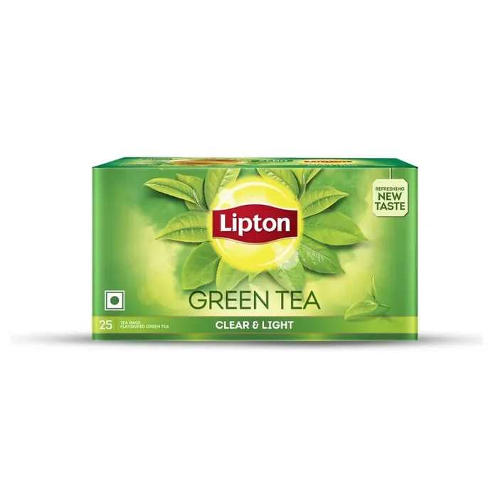Lipton Clear & Light Green Tea Bags 25 Pcs 32.5 Grams (1.3 g each)