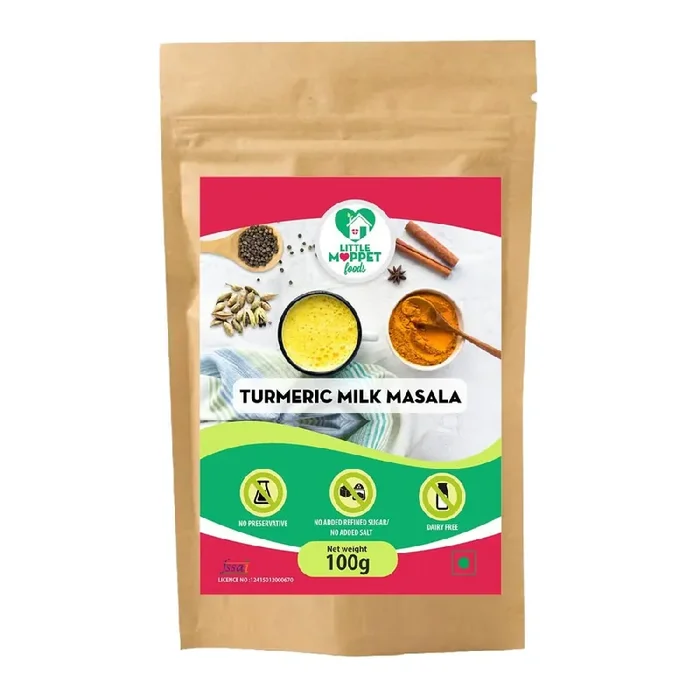 Little Moppet Foods Turmeric Milk Masala – 100g