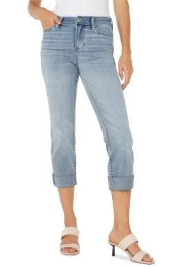 Liverpool Charlie Crop Wide Rolled Cuff-24in ins-LM2150CH1