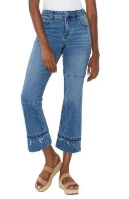 Liverpool Hannah Crop Flare w/Multi Seam Details 25.5″-LM7A59VF
