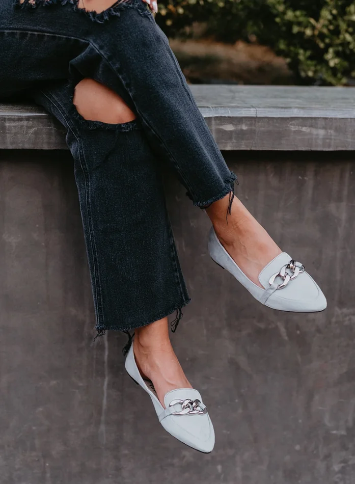 Loafer in Frosted Sky by Rollasole