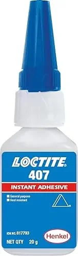 Loctite 407 Heavy Duty Thermal Resistant Gel 20 Gm (Pack of 1)