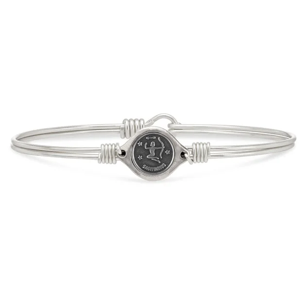Luca and Danni Sagittarius Zodiac Bangle Bracelet