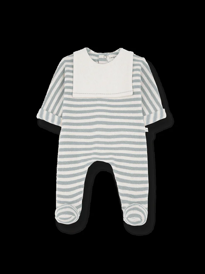 Mael Blue Striped Jumpsuit