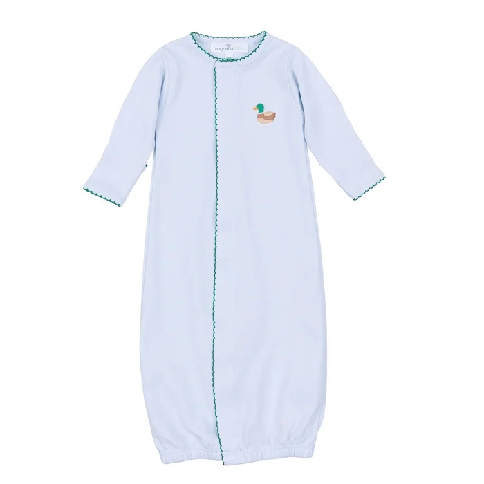 Magnolia Baby Mini Mallard Embroidered Converter – Light Blue