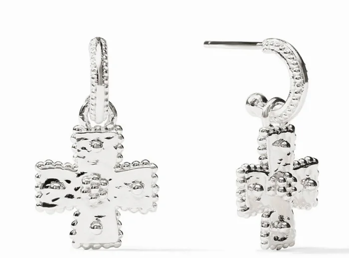 Malta Canterbury Hoop & Charm Earring