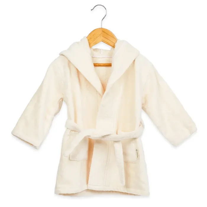 Masilo Hooded Baby Robe Cream