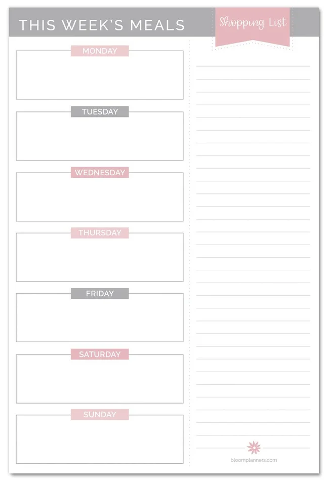 Meal Planning W/ Magnets