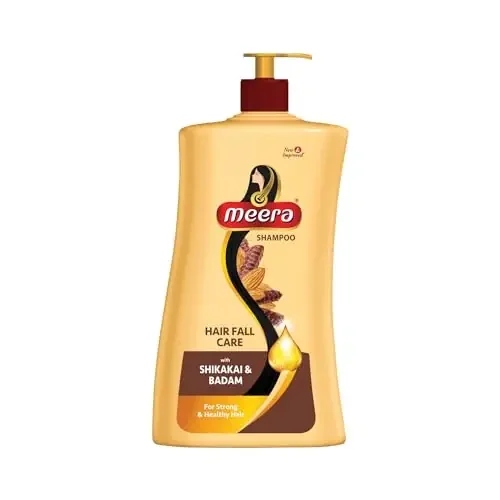 Meera Hairfall Care Shampoo Goodness Of Badam & Shikakai For Strong & Healthy Hair For Men And Women 650ml