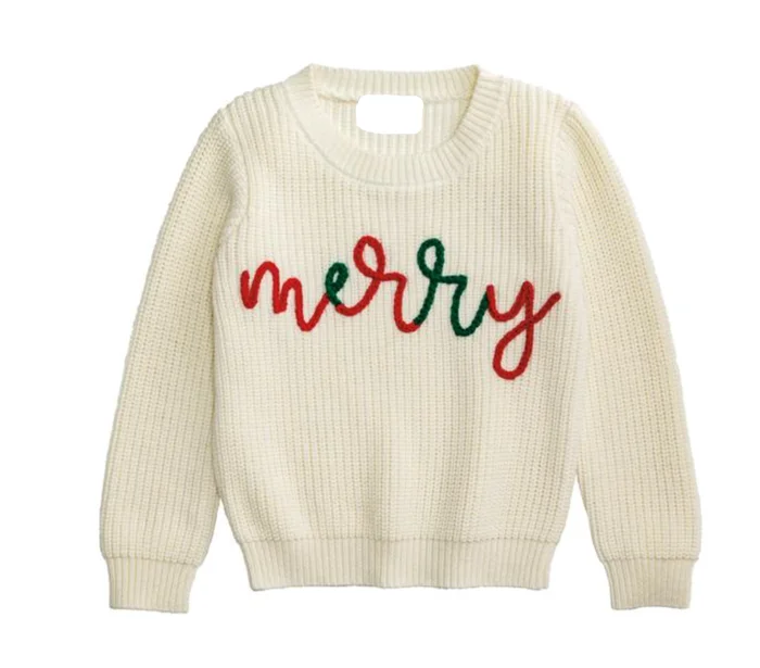 MERRY COTTON YARN SWEATER