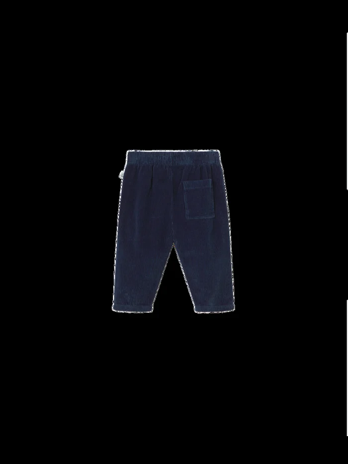 Midnight Blue Wide Corduroy Baby Pants