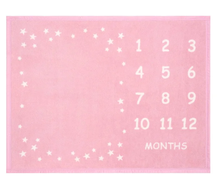 Milestone Mini Blush Blanket
