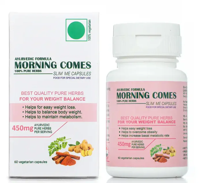 Morning Comes SLIM ME CAPSULE‘S (For Your Weight Balance) Helps for easy weight loss, Helps to balance body weight, Helps to maintain metabolism.