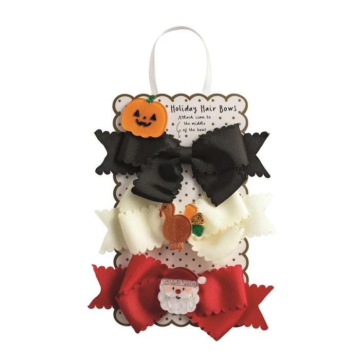 MY FIRST HOLIDAY BOW SET