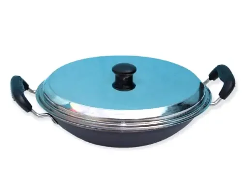 MYNAKSHA Aapam Pan / Pan / Appachatti / Aapam Pan with Stainless Steel Handle
