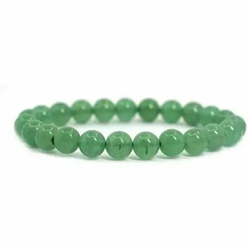 Natural Reiki Feng-Shui Healing Crystal Gem Stone Crystal Bracelet for Men and Women – Aventurine