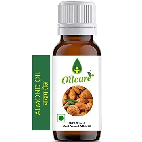 Oilcure Almond Oil Cold Pressed Edible Natural -100ml