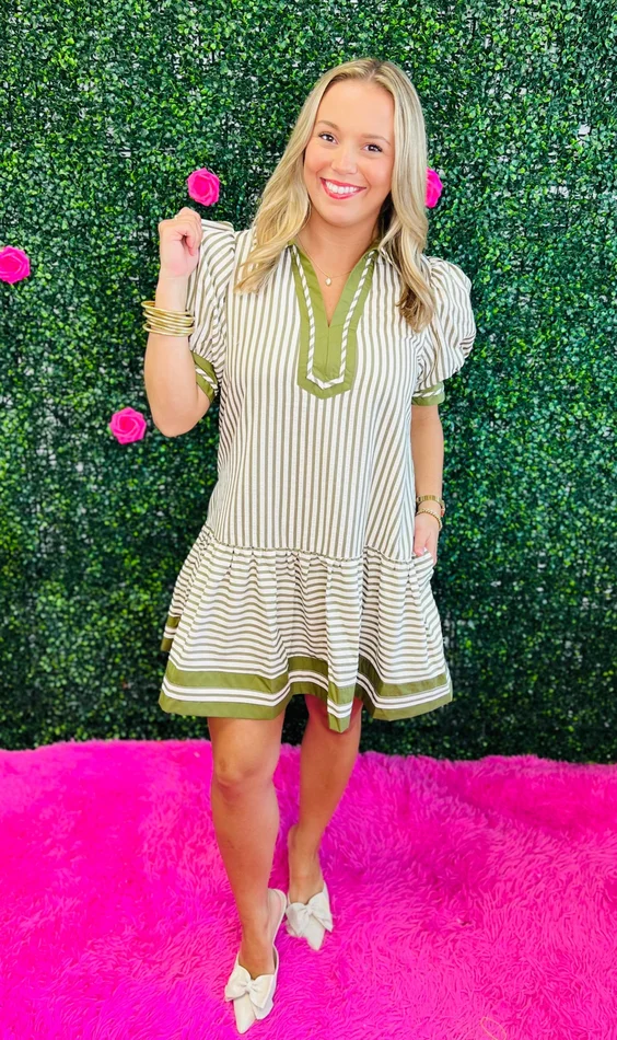 Olive Hints Dress