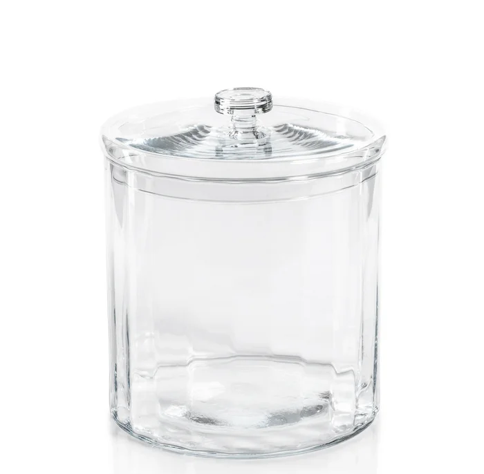 Optic Glass Jar