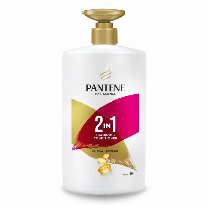 Pantene Advanced Hairfall Solution, 2in1 Anti-Hairfall Shampoo & Conditioner for Women, 1L