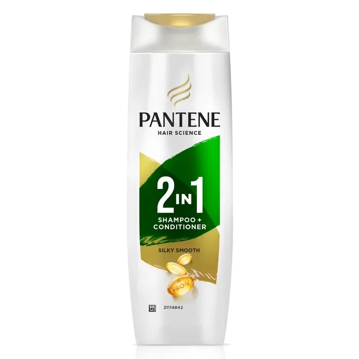 Pantene Advanced Hairfall Solution, 2in1 Anti-Hairfall Silky Smooth Shampoo & Conditioner for Women, 340ML