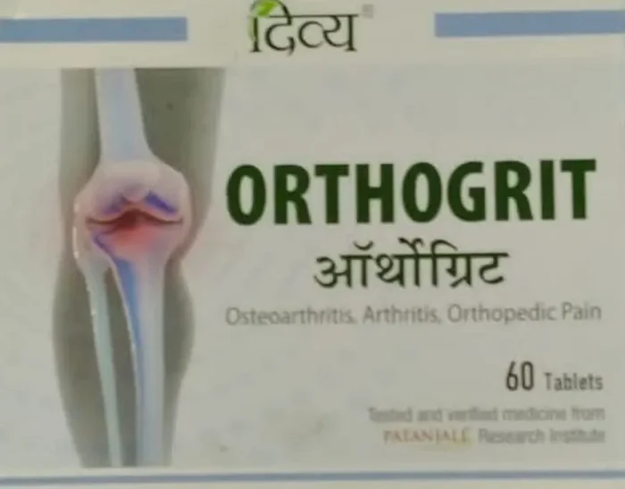 PATANJALI ORTHOGRIT – (60 TABLET) – OSTEOARTHRITIS ARTHRITIS ORTHOPEDIC PAIN