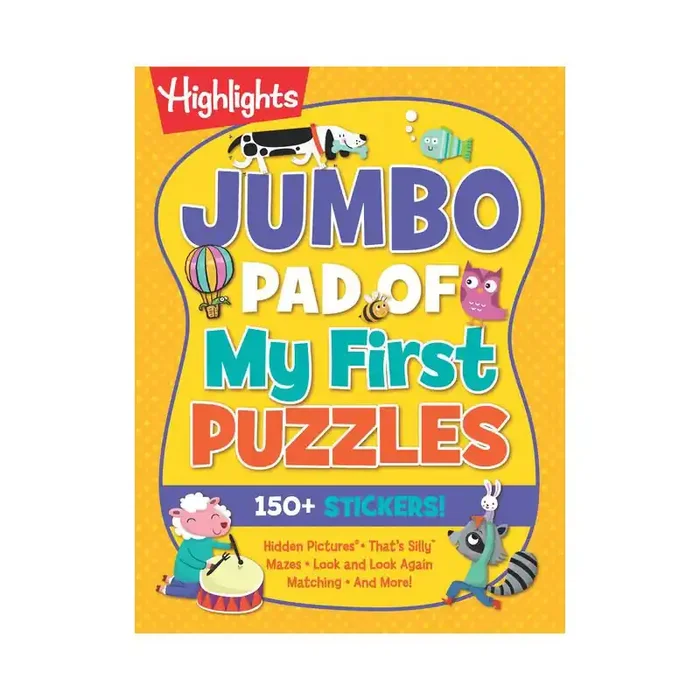 Penguin Publishing Jumbo Pad of My First Puzzles – (Highlights(tm) Jumbo Books & Pads) (Paperback)