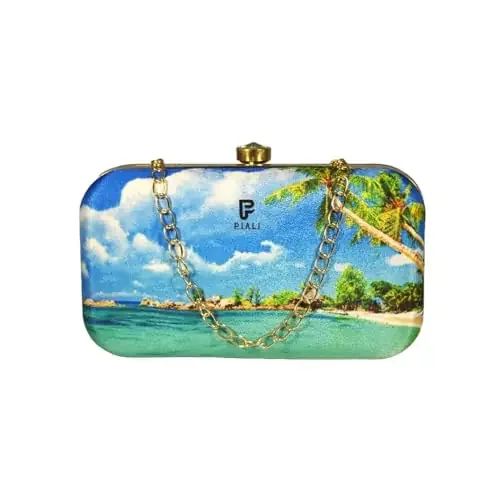 PIALI Clutch Bags, Light Sky Blue