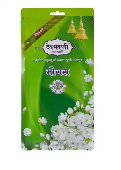 Pitambari Devbhakti Mogra Zipper Pack Incense Sticks 130 g