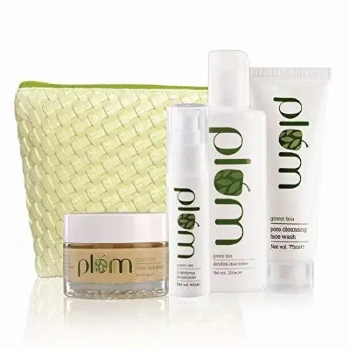 Plum Green Tea Face Care – Full Set(Set Of 4) For Oily & Acne Prone Skin Vegan Skin Care for All Skin Types