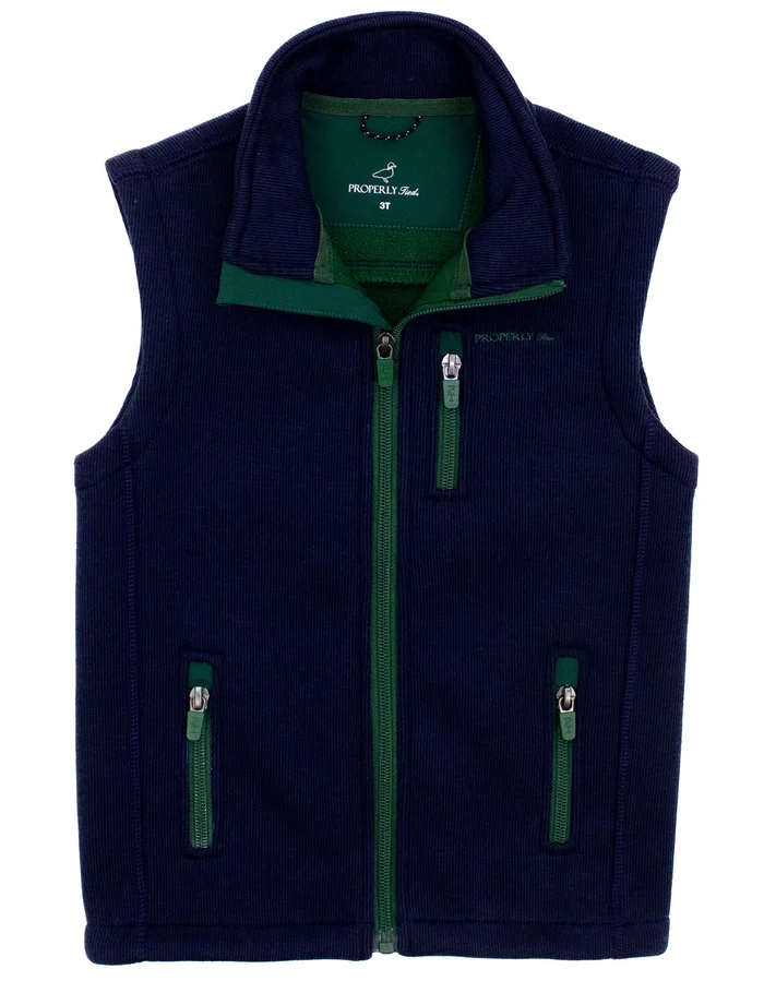 Properly Tied PRE-ORDER Boys Navy Highland Vest