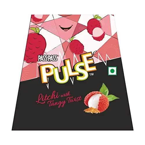 Pulse Litchi Fruit Candy 190 Gram/209 Gram/220 Gram (Weight May Vary)