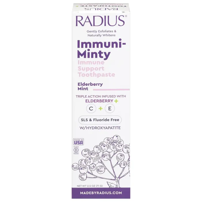 Radius Immuniminty Elderberry Mint Toothpaste
