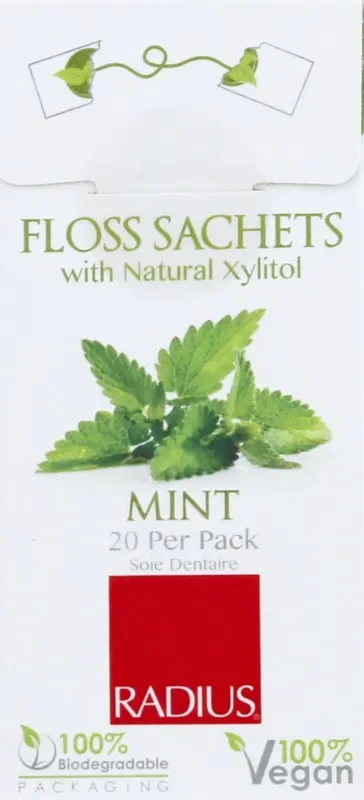 Radius Mint Floss Sachet Vegan