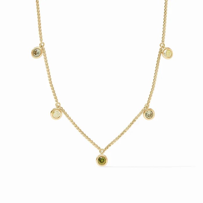 Rainbow Delicate Charm Necklace