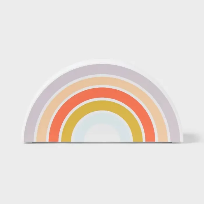 Rainbow Kids‘ Projection Light – Pillowfort™ Multicolored LED Nightlight for Kids, Battery-Powered, Ages 8+