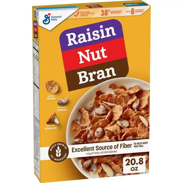 Raisin Nut Bran Breakfast Cereal 20.8oz – General Mills