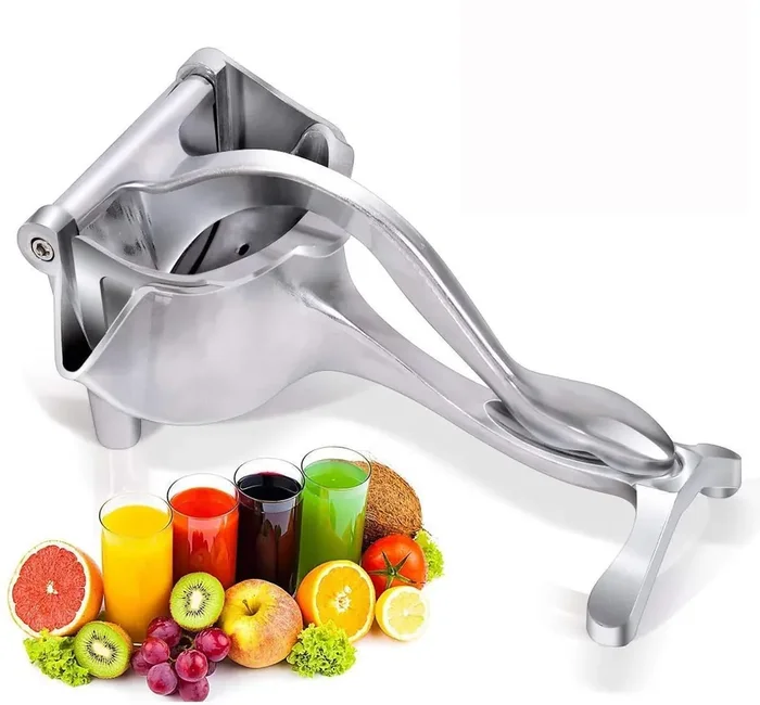 RAJASTHANI PUPPETS Aluminium Manual Fruit Juicer Hand juicer Fruit juicer Manual juicer Instant juicer Orange juicer Handle Fruit Juicer Manual Lemon Juicer