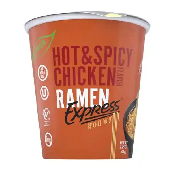 Ramen Express Hot & Spicy Chicken Flavor Ramen Cup Noodle