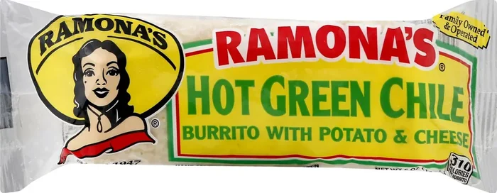 Ramona‘s Hot Green Chile Burrito 5 oz