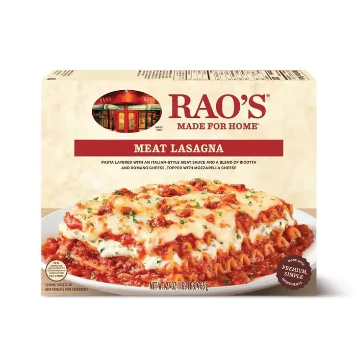 Rao‘s Made For Home Family Size Frozen Meat Lasagna – 27oz
