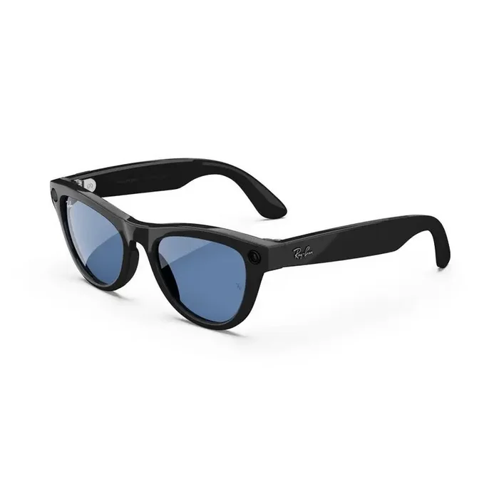 Ray-Ban Meta Skyler (Gen 1) Glasses – Shiny Black Frames, Blue Transition Lenses Smart Eyewear with Bluetooth & Wi-Fi