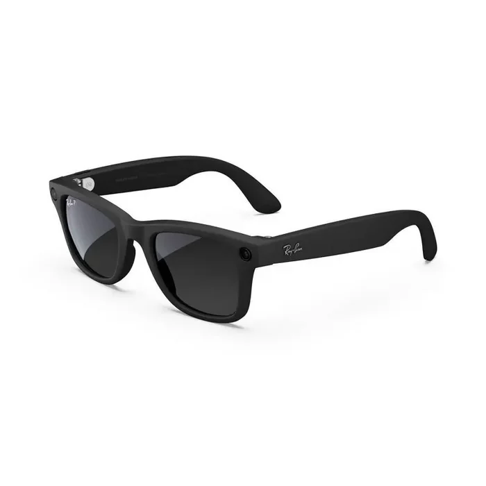 Ray-Ban Meta Wayfarer (Gen 1) Glasses – Matte Black Frames, Polarized Gray Lenses Bluetooth & Wi-Fi Enabled, Scratch-Resistant, Meta AI.