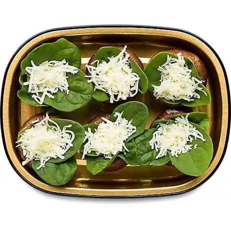 Readymeal Spinach Mozzarella Mushrooms 6 Ct – Each